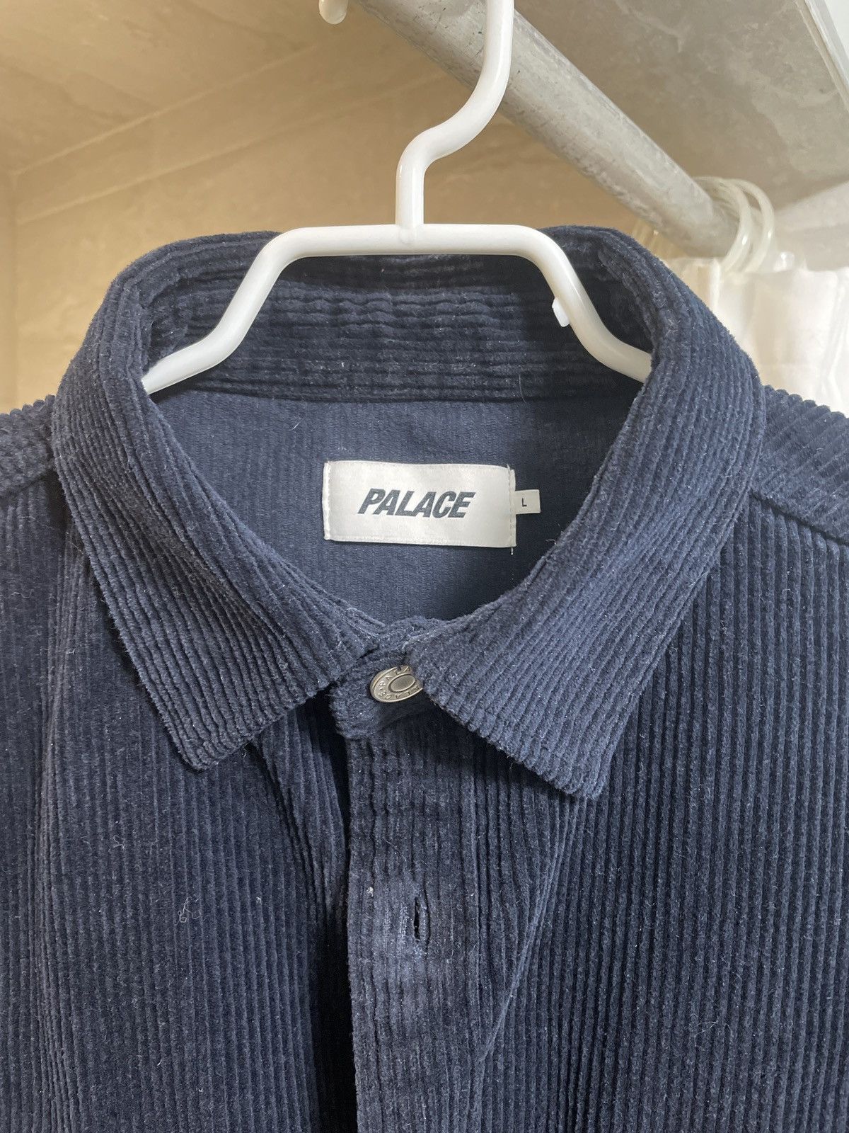 Palace Drop-shoulder washed cord shirt