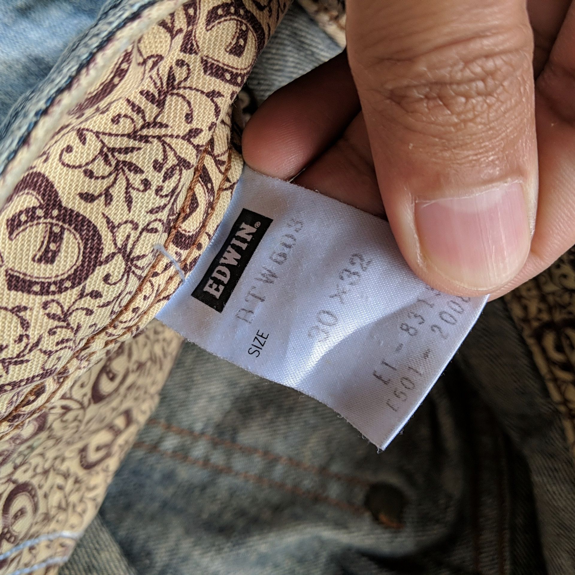 Japanese Brand W31🔥Edwin Distressed Flare Faded Sicks Denim Jeans Pants Size US 31 - 8 Thumbnail