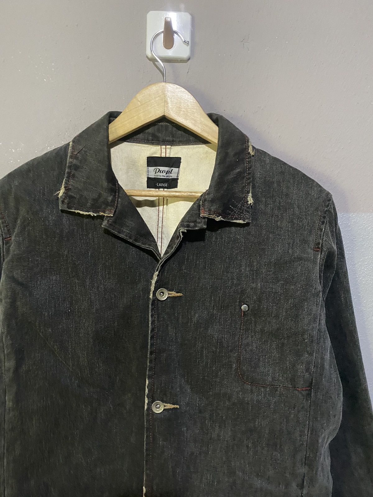 Designer × Japanese Brand 🔥SALE🔥POWER TO THE PEOPLE DENIM JACKETS Size US M / EU 48-50 / 2 - 4 Thumbnail