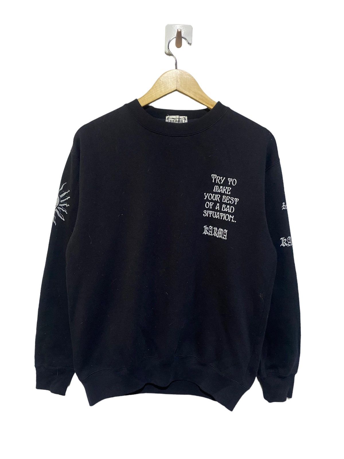 Japanese Brand 🔥SALE🔥KARMA SWEATSHIRTS NICE DESIGN Size US M / EU 48-50 / 2 - 2 Thumbnail
