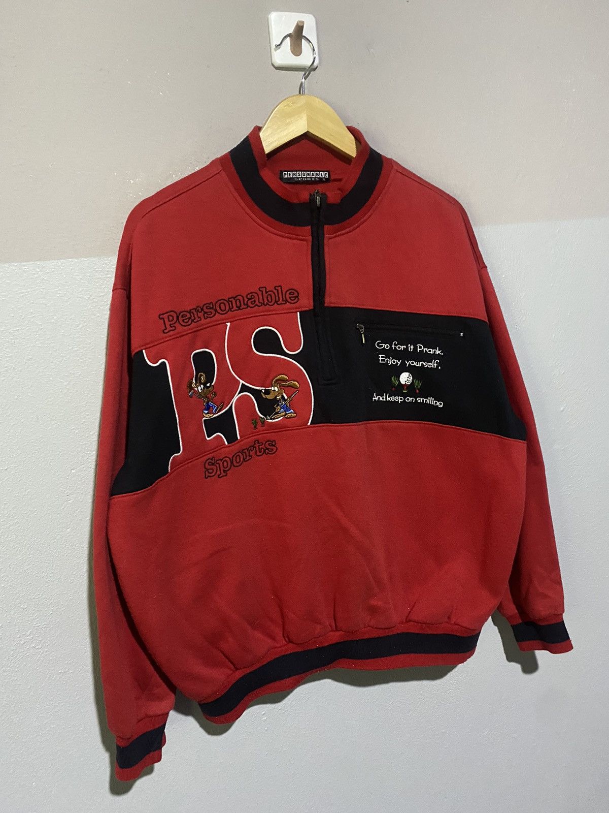 Japanese Brand 🔥SALE🔥PERSONABLE SPORTS PULLOVER SWEATSHIRT Size US XL / EU 56 / 4 - 3 Thumbnail