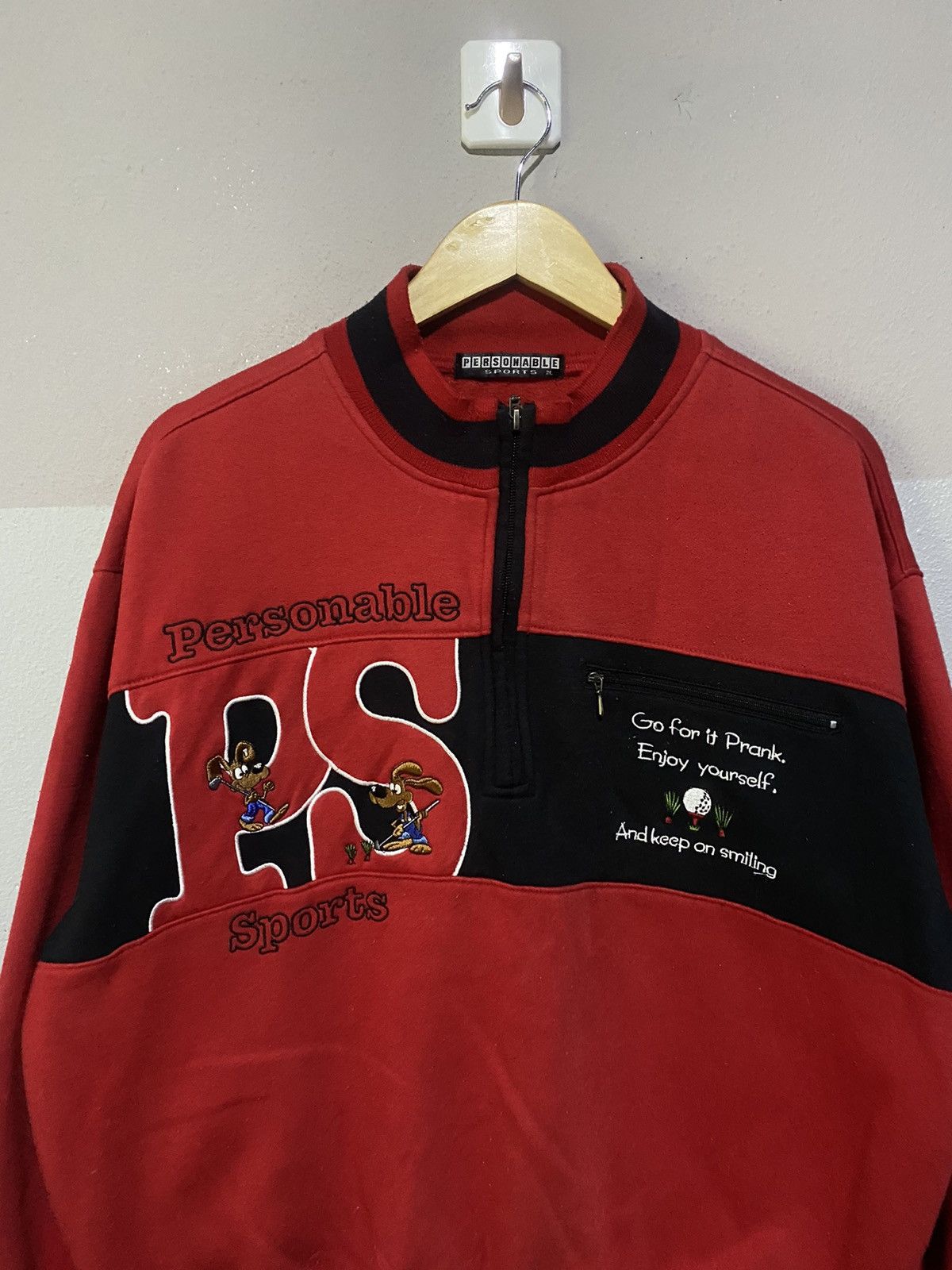 Japanese Brand 🔥SALE🔥PERSONABLE SPORTS PULLOVER SWEATSHIRT Size US XL / EU 56 / 4 - 4 Thumbnail