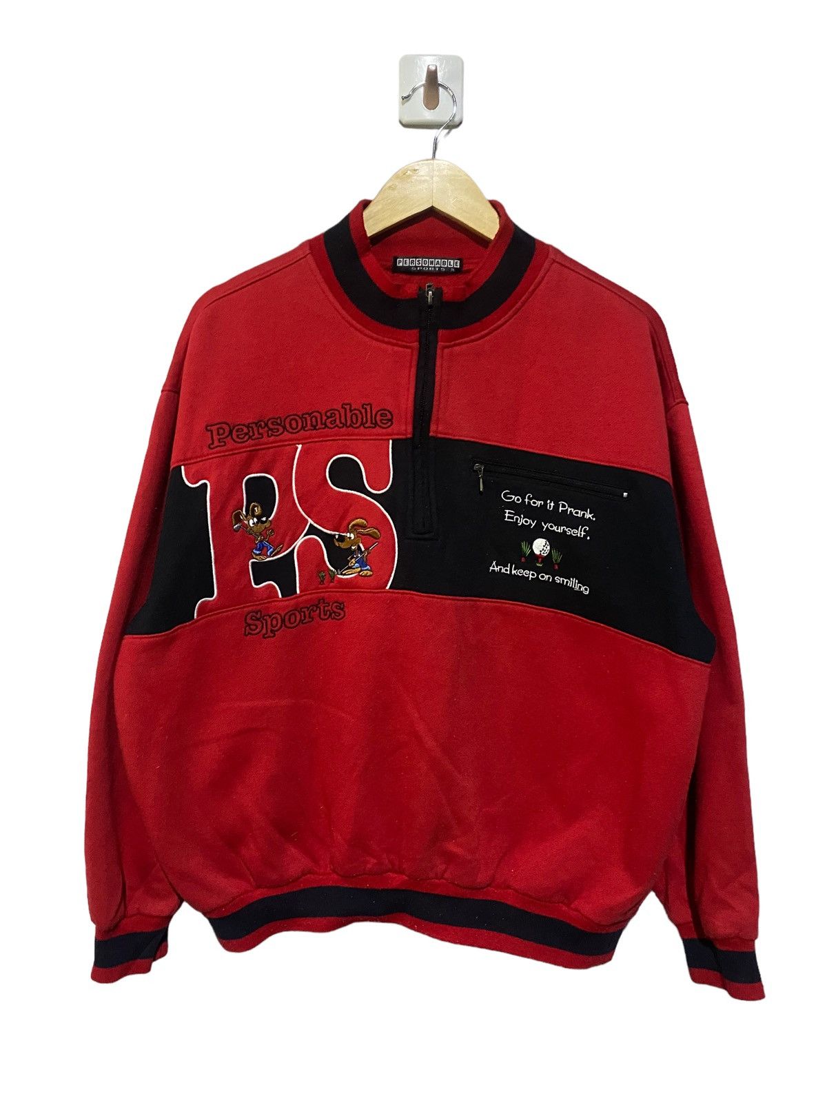 Japanese Brand 🔥SALE🔥PERSONABLE SPORTS PULLOVER SWEATSHIRT Size US XL / EU 56 / 4 - 1 Thumbnail