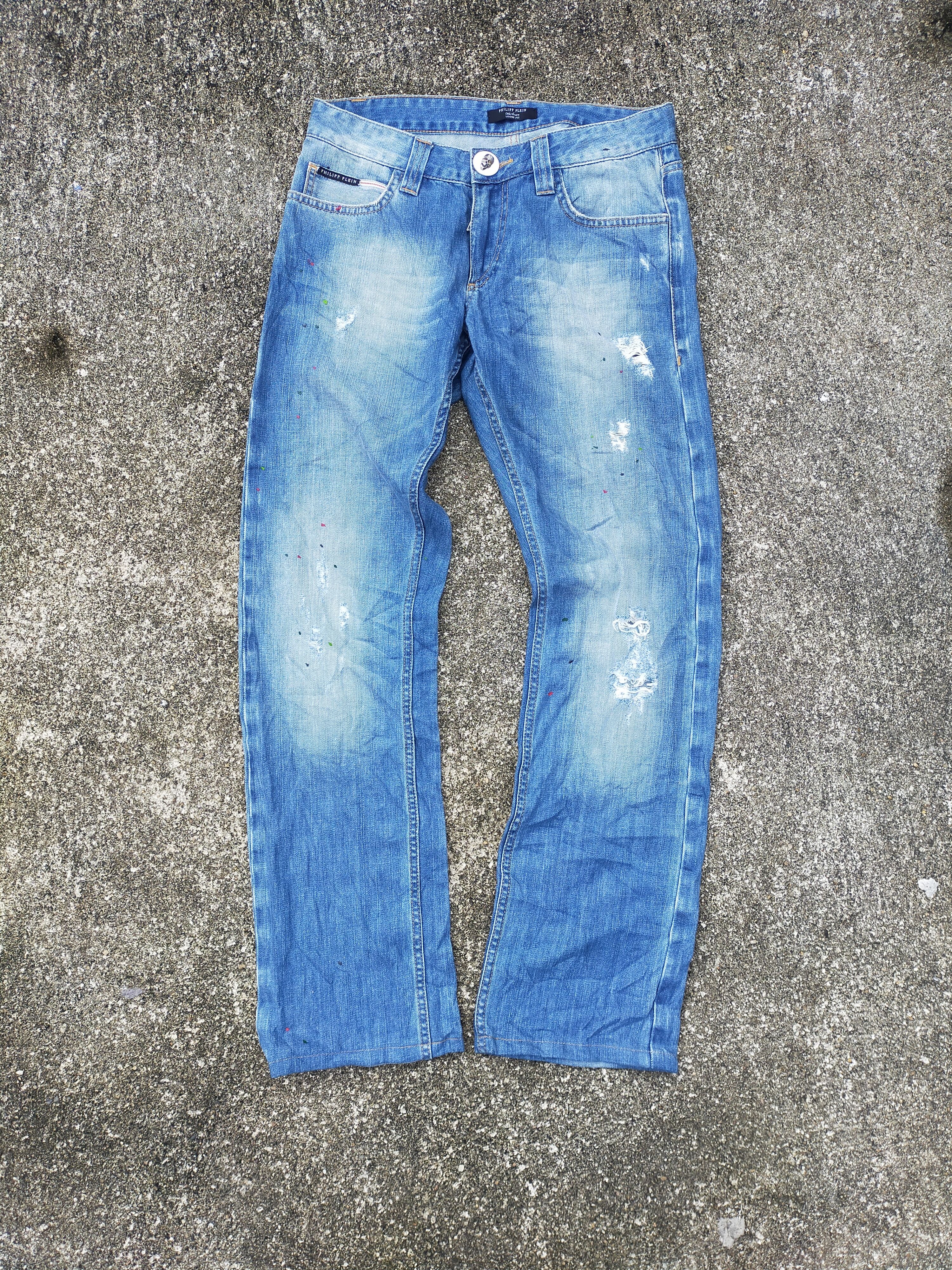image of Philipp Plein + Limited Edition + Selvedge in Blue, Men's (Size 32)