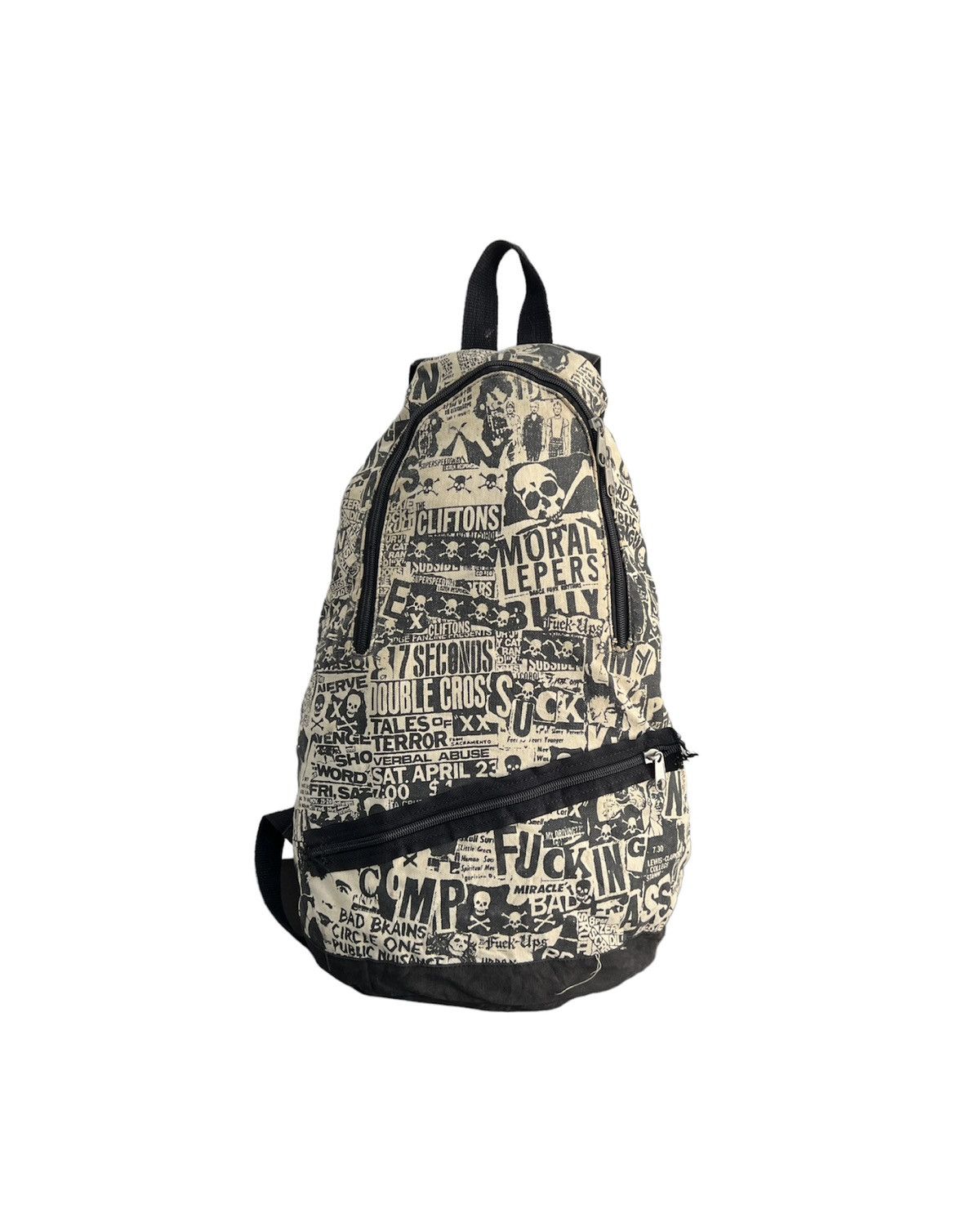 Seditionaries Japanese Brand shim & Company Skulls Rock Bagpack Size ONE SIZE - 1 Thumbnail