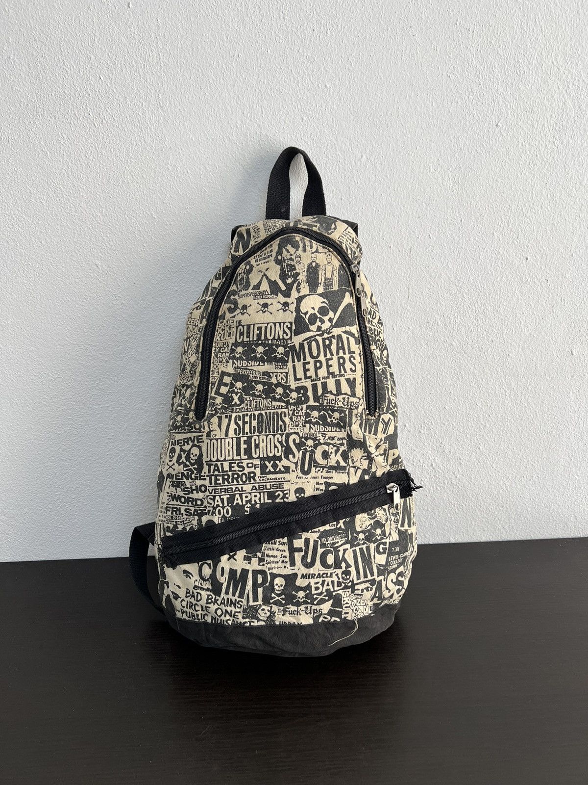 Seditionaries Japanese Brand shim & Company Skulls Rock Bagpack Size ONE SIZE - 2 Thumbnail