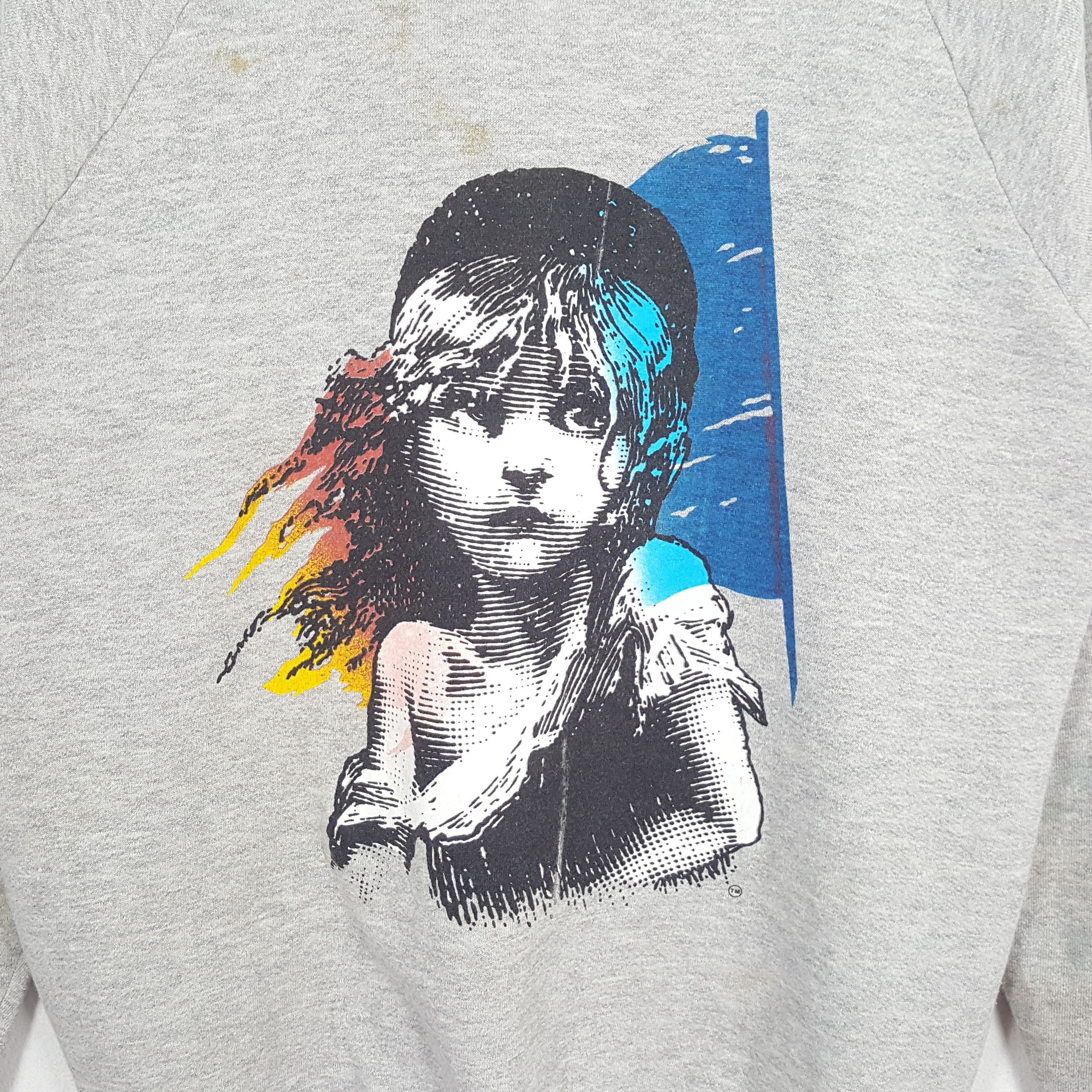 Vintage LES MISERABLES Graphic Print Design Vintage Sweatshirt Size US M / EU 48-50 / 2 - 2 Thumbnail