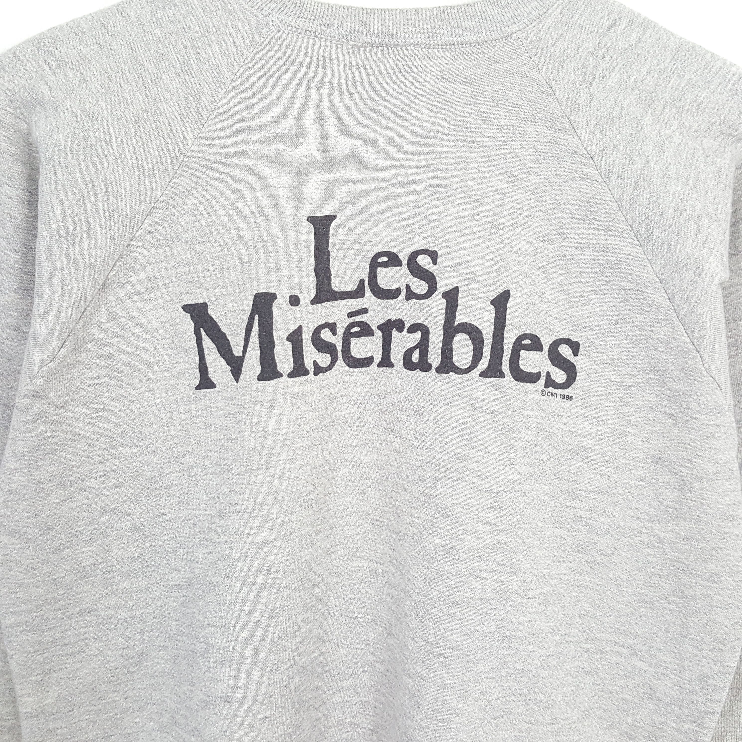 Vintage LES MISERABLES Graphic Print Design Vintage Sweatshirt Size US M / EU 48-50 / 2 - 4 Thumbnail
