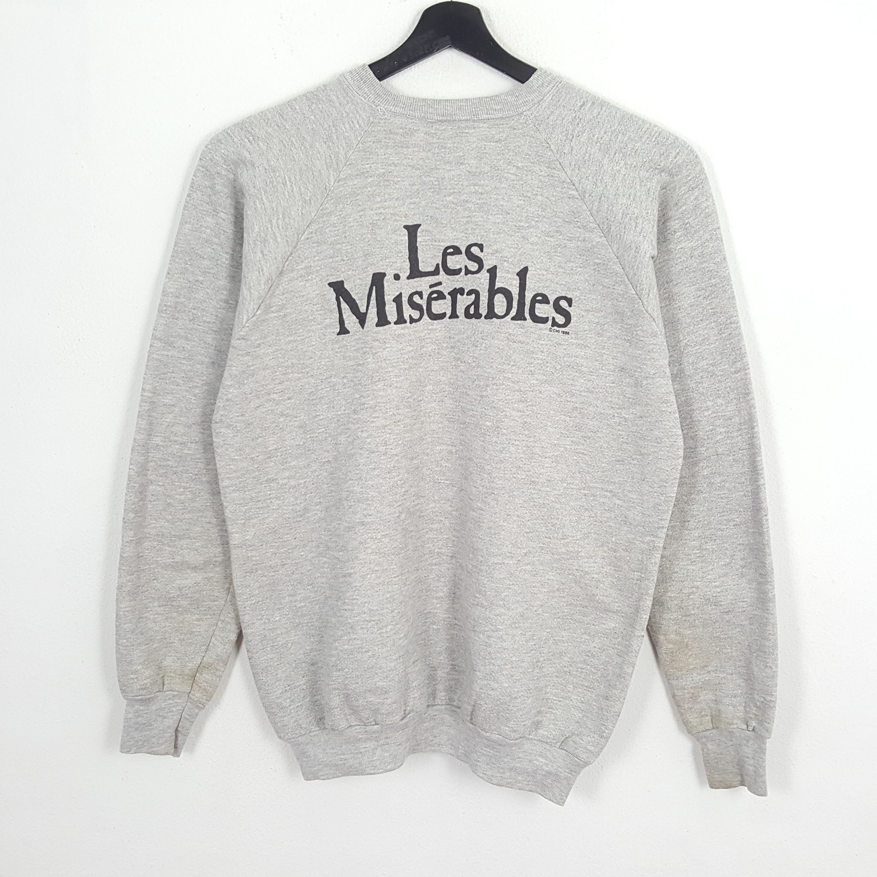 Vintage LES MISERABLES Graphic Print Design Vintage Sweatshirt Size US M / EU 48-50 / 2 - 3 Thumbnail