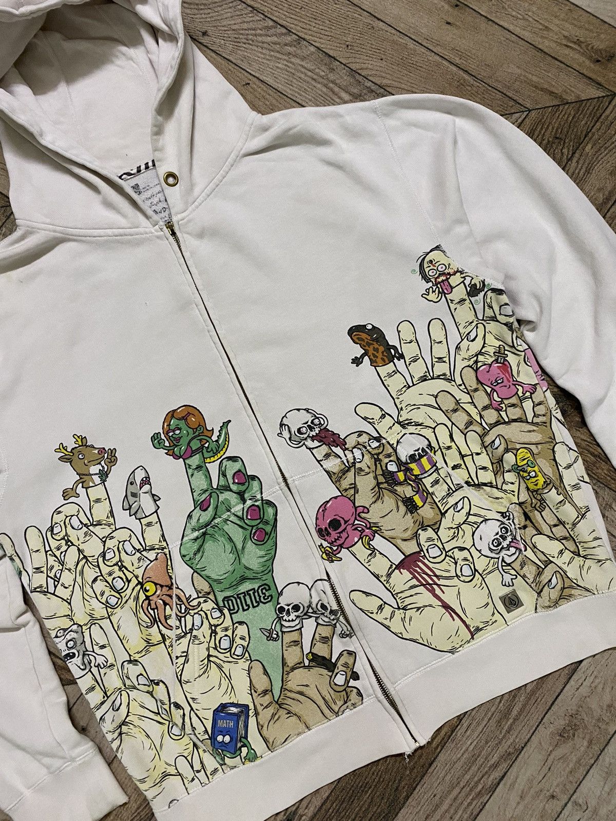 Volcom volcom featured artist todd bratrud overprint hoodie Size US L / EU 52-54 / 3 - 3 Thumbnail