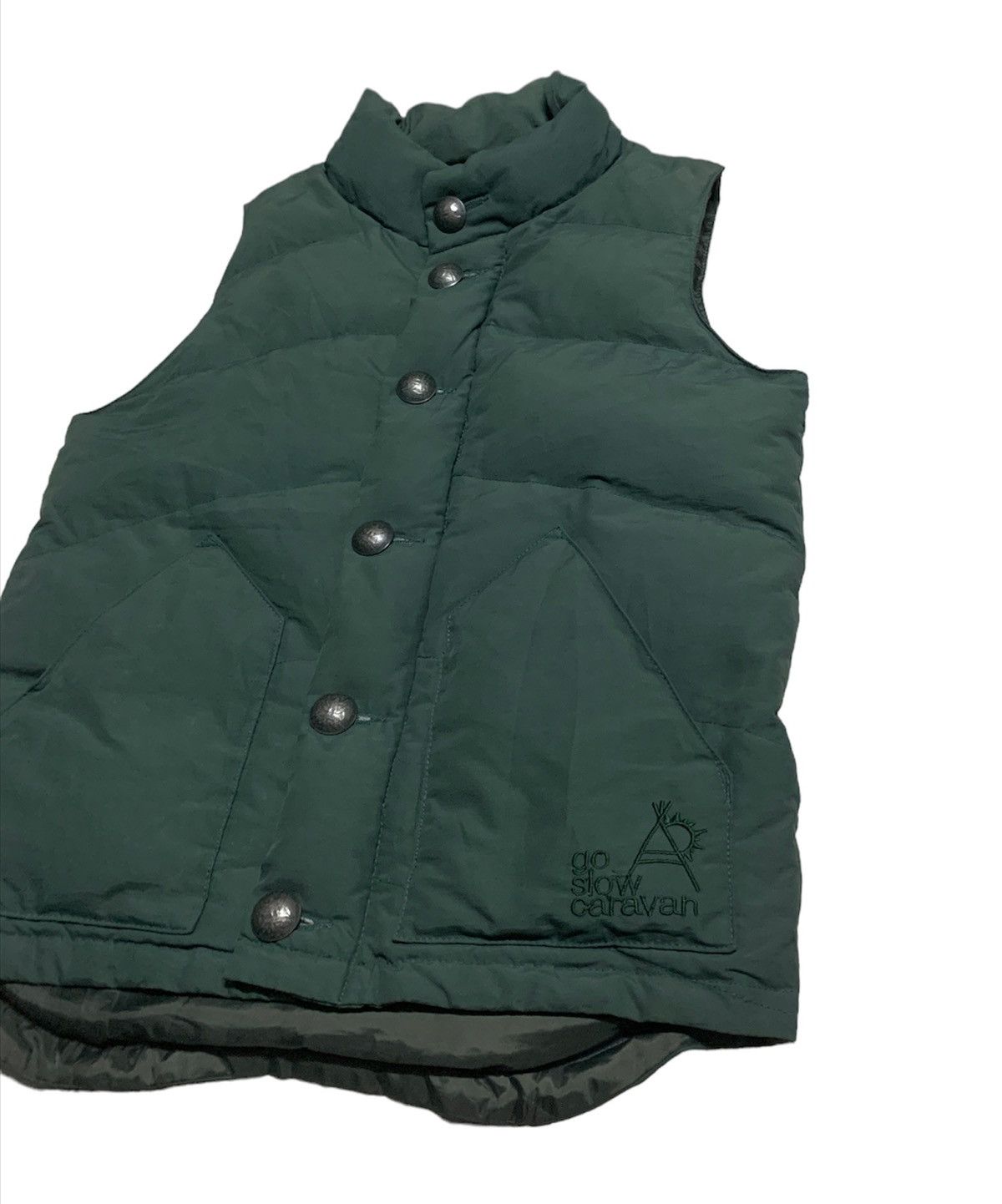 Japanese Brand × go slow caravan Go Slow Caravan outdoor puffer down vest Size US S / EU 44-46 / 1 - 4 Thumbnail