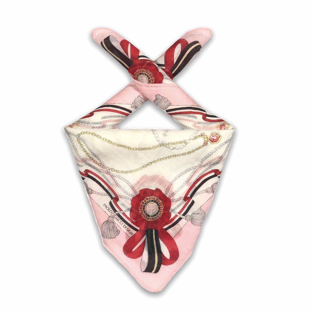 Paolo Gucci Paolo Gucci Handkerchief Pocketsquare Bandana Size ONE SIZE - 1 Thumbnail