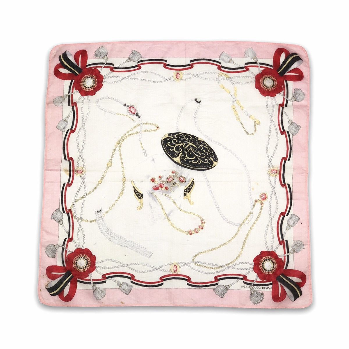 Paolo Gucci Paolo Gucci Handkerchief Pocketsquare Bandana Size ONE SIZE - 2 Thumbnail