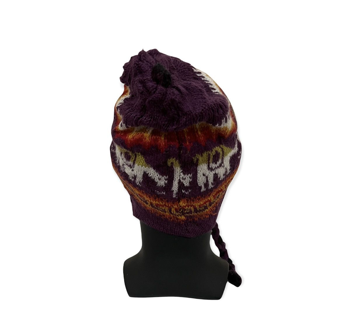 Vintage Vintage American Native Earflap Beanie hat Size ONE SIZE - 4 Thumbnail