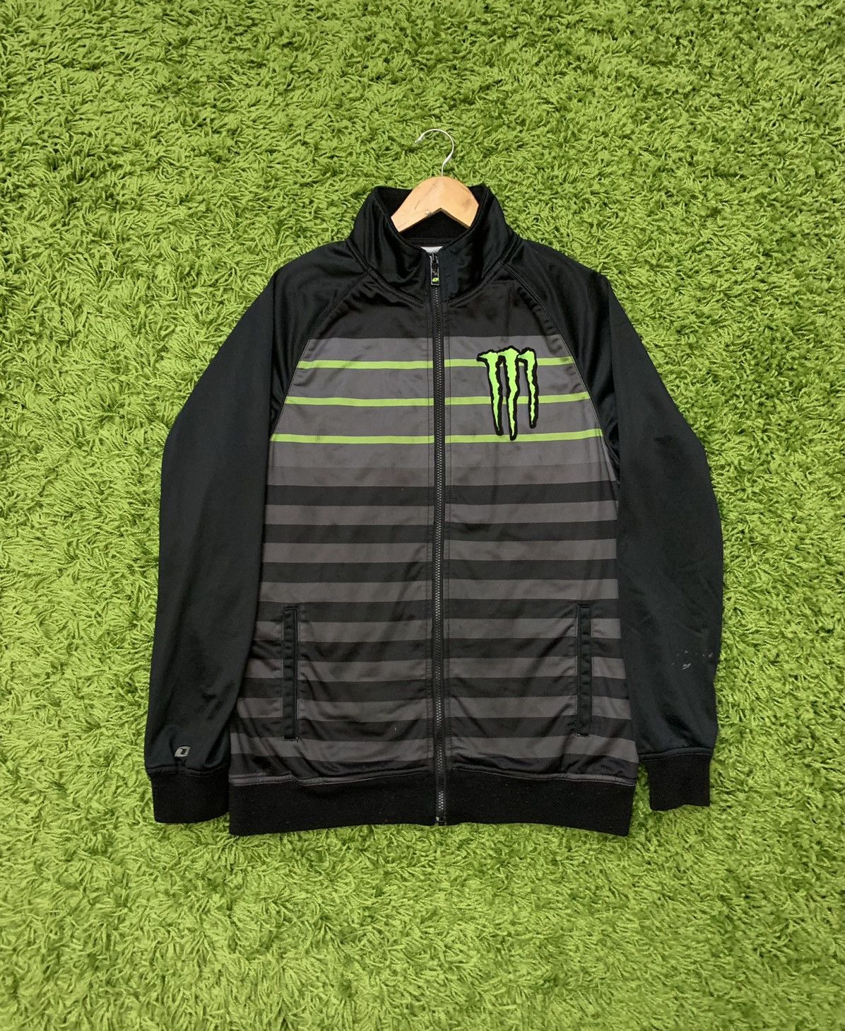 Vintage Y2K Monster Energy Racing Zip Track Jacket Large Size US L / EU 52-54 / 3 - 1 Thumbnail