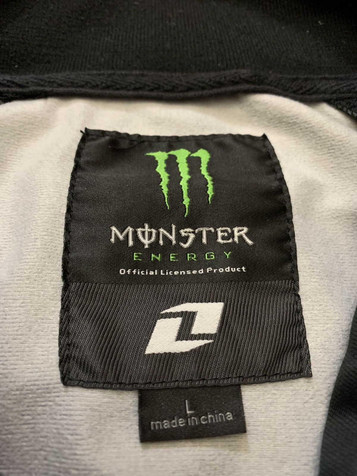 Vintage Y2K Monster Energy Racing Zip Track Jacket Large Size US L / EU 52-54 / 3 - 8 Thumbnail