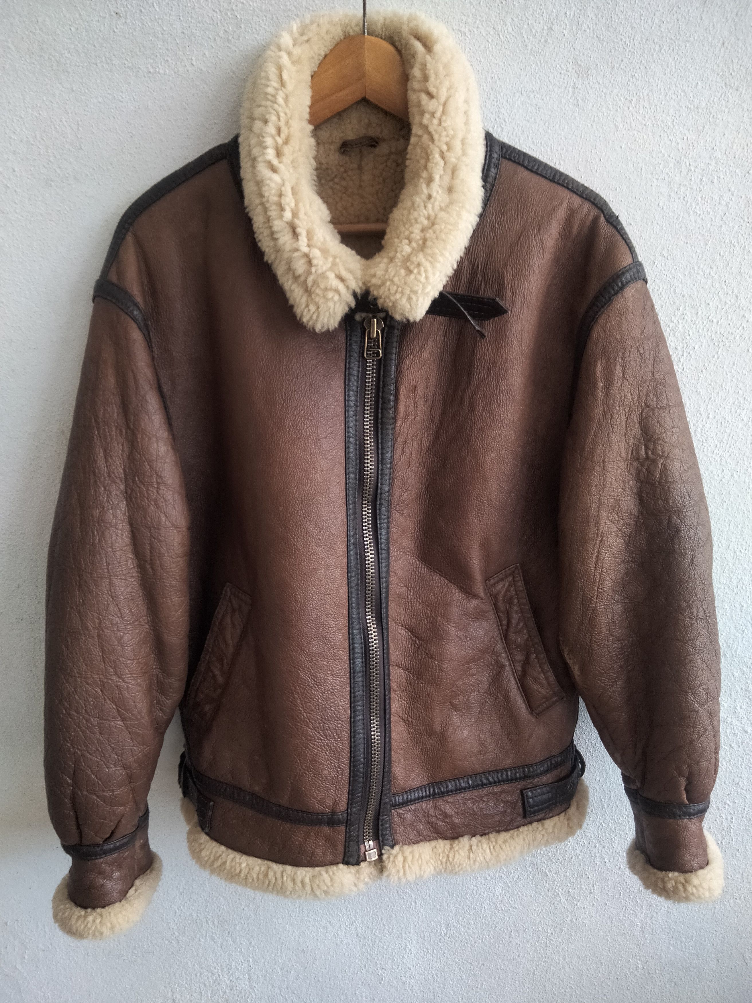 Vintage Vintage 80's B-3 Sheepskin Shearling Jacket Size US M / EU 48-50 / 2 - 4 Thumbnail