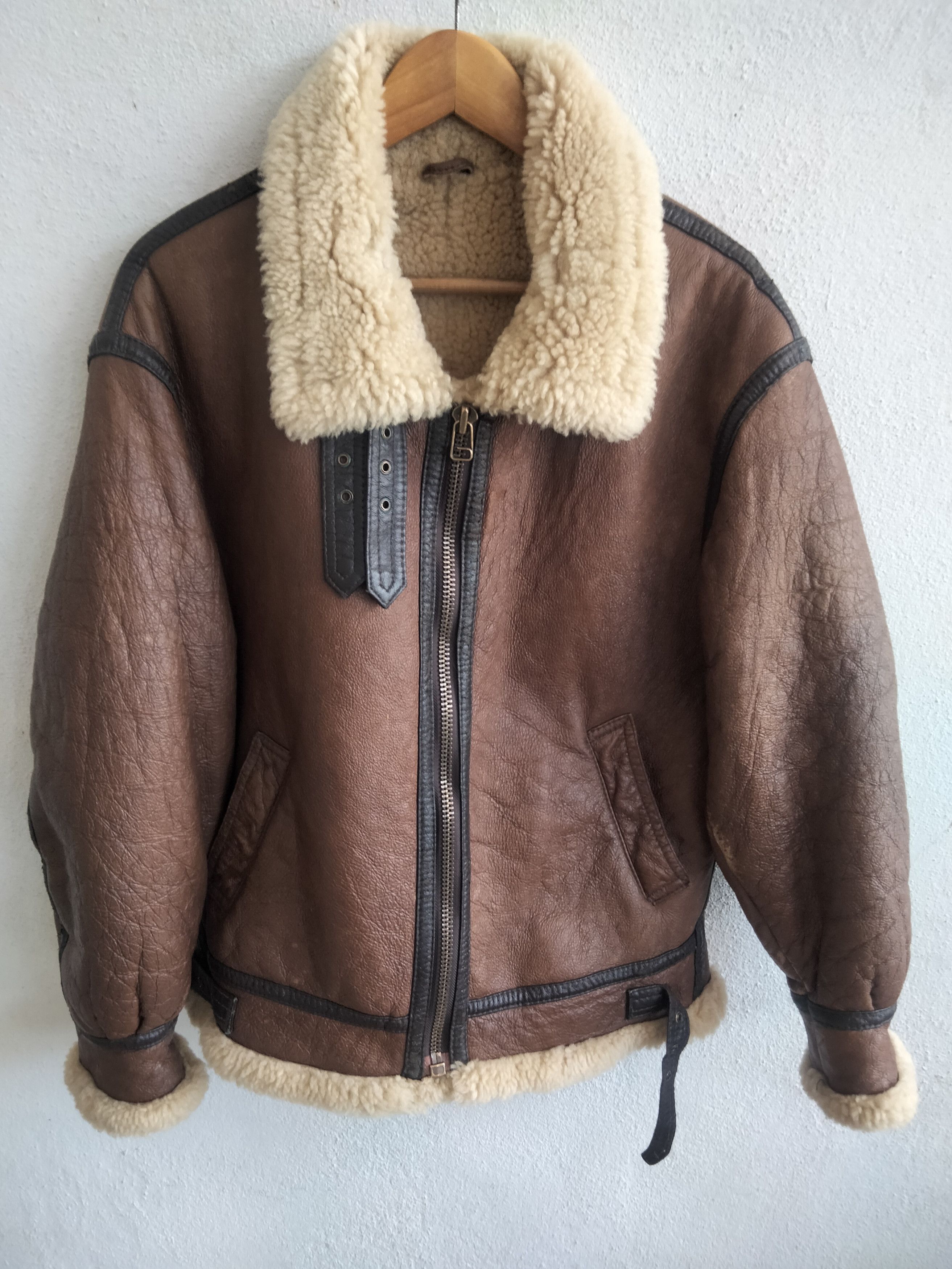Vintage Vintage 80's B-3 Sheepskin Shearling Jacket Size US M / EU 48-50 / 2 - 3 Thumbnail