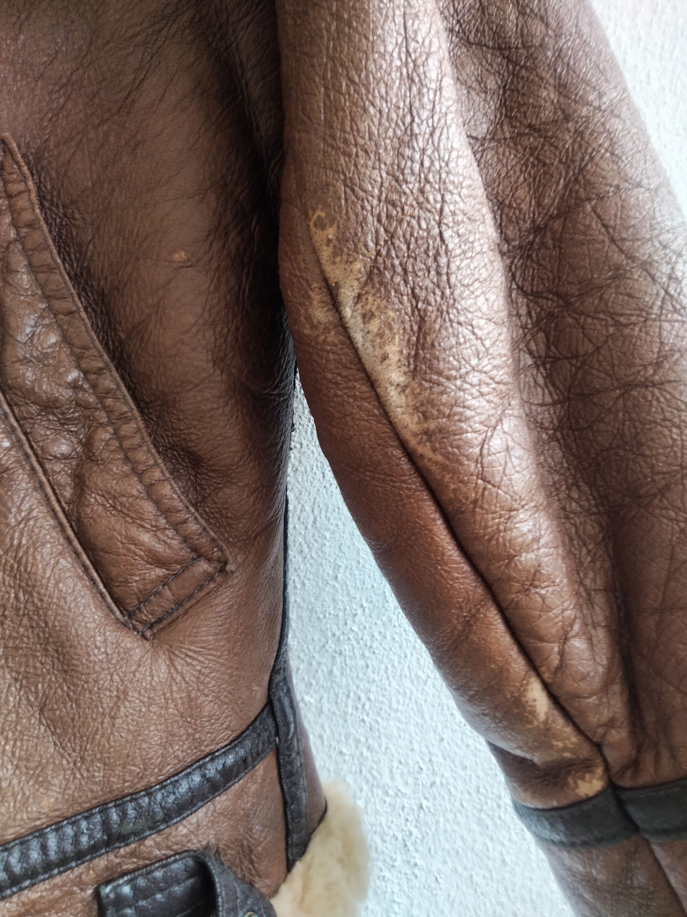 Vintage Vintage 80's B-3 Sheepskin Shearling Jacket Size US M / EU 48-50 / 2 - 10 Thumbnail