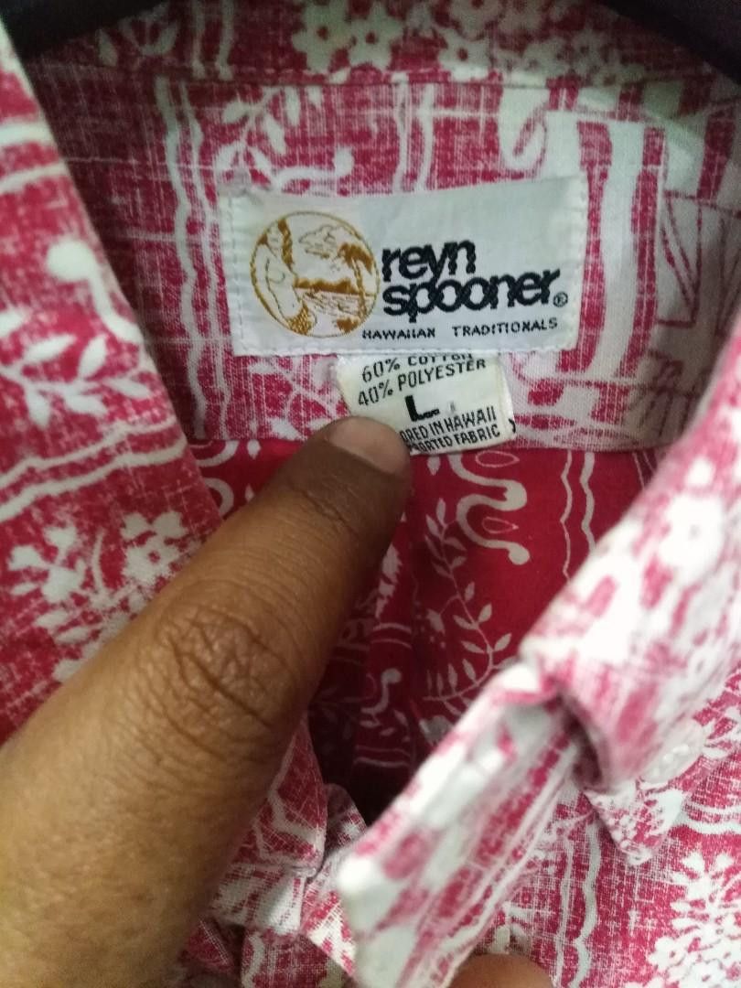 Reyn Spooner Vintage 70s Reyn Spooner Hawaiian Shirt Honolulu Hawaii Size US L / EU 52-54 / 3 - 7 Thumbnail