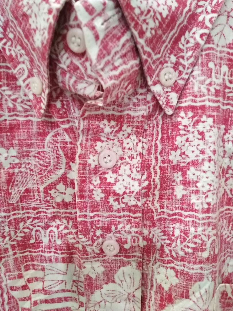 Reyn Spooner Vintage 70s Reyn Spooner Hawaiian Shirt Honolulu Hawaii Size US L / EU 52-54 / 3 - 3 Thumbnail
