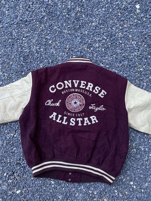 converse letterman jacket