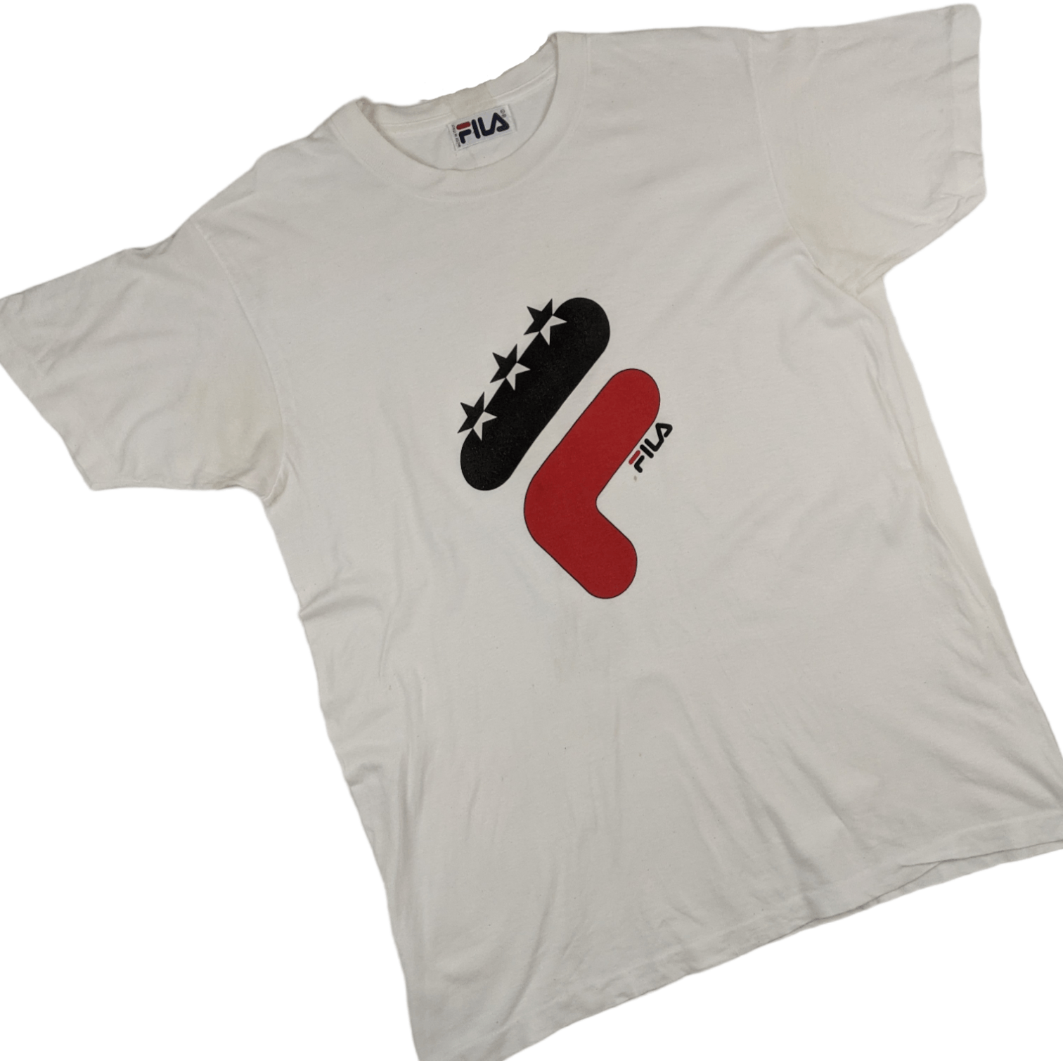 Fila Vintage 90's FILA Big Logo T-Shirt Single Stitches Size US M / EU 48-50 / 2 - 3 Thumbnail