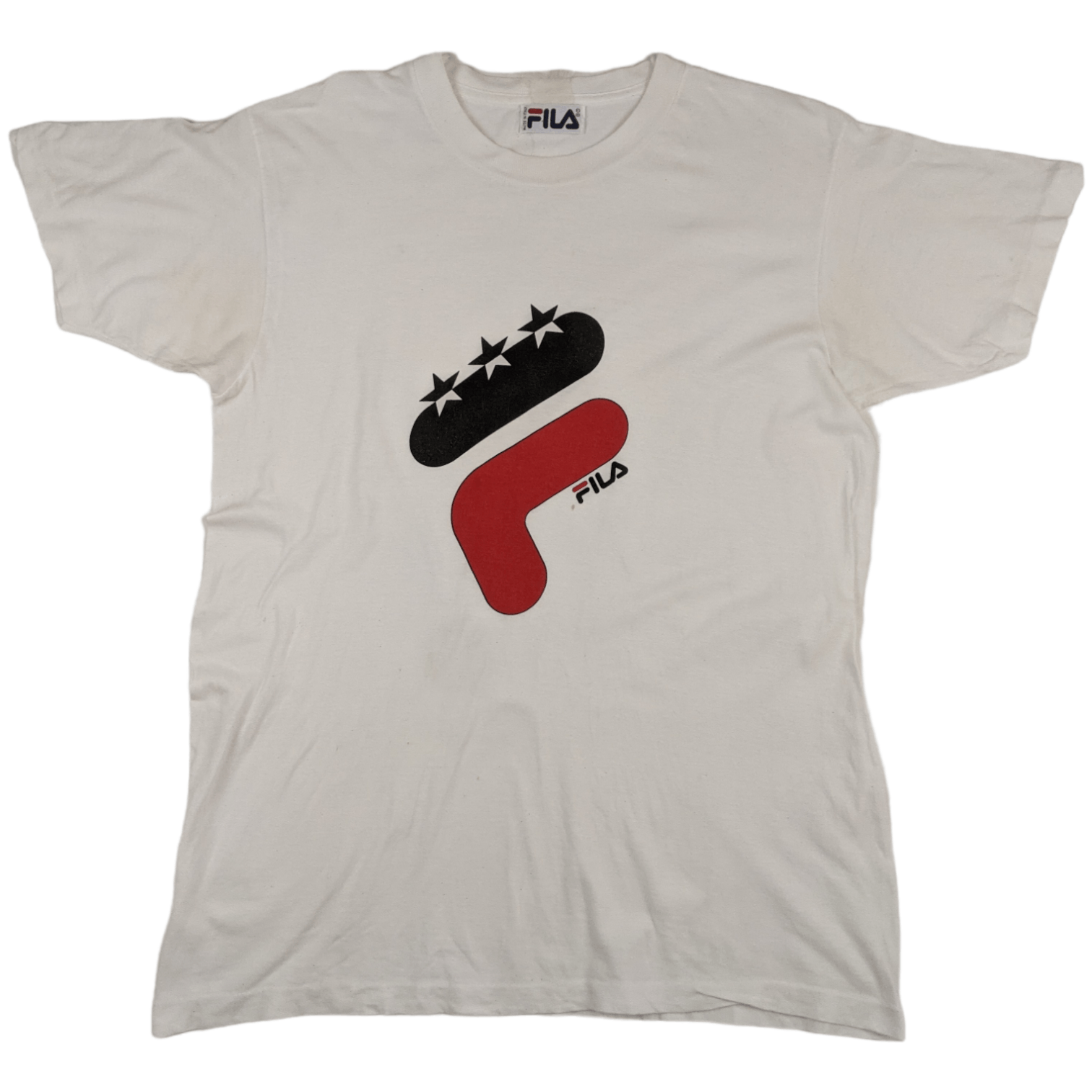 Fila Vintage 90's FILA Big Logo T-Shirt Single Stitches Size US M / EU 48-50 / 2 - 2 Thumbnail