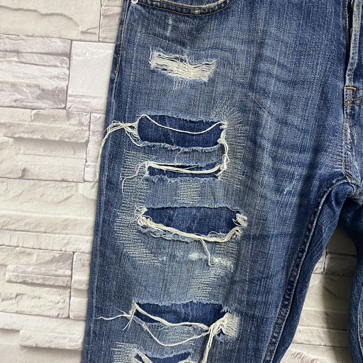 Swagger SWAGGER Distressed Denim Patchwork Jeans Size US 34 / EU 50 - 7 Thumbnail