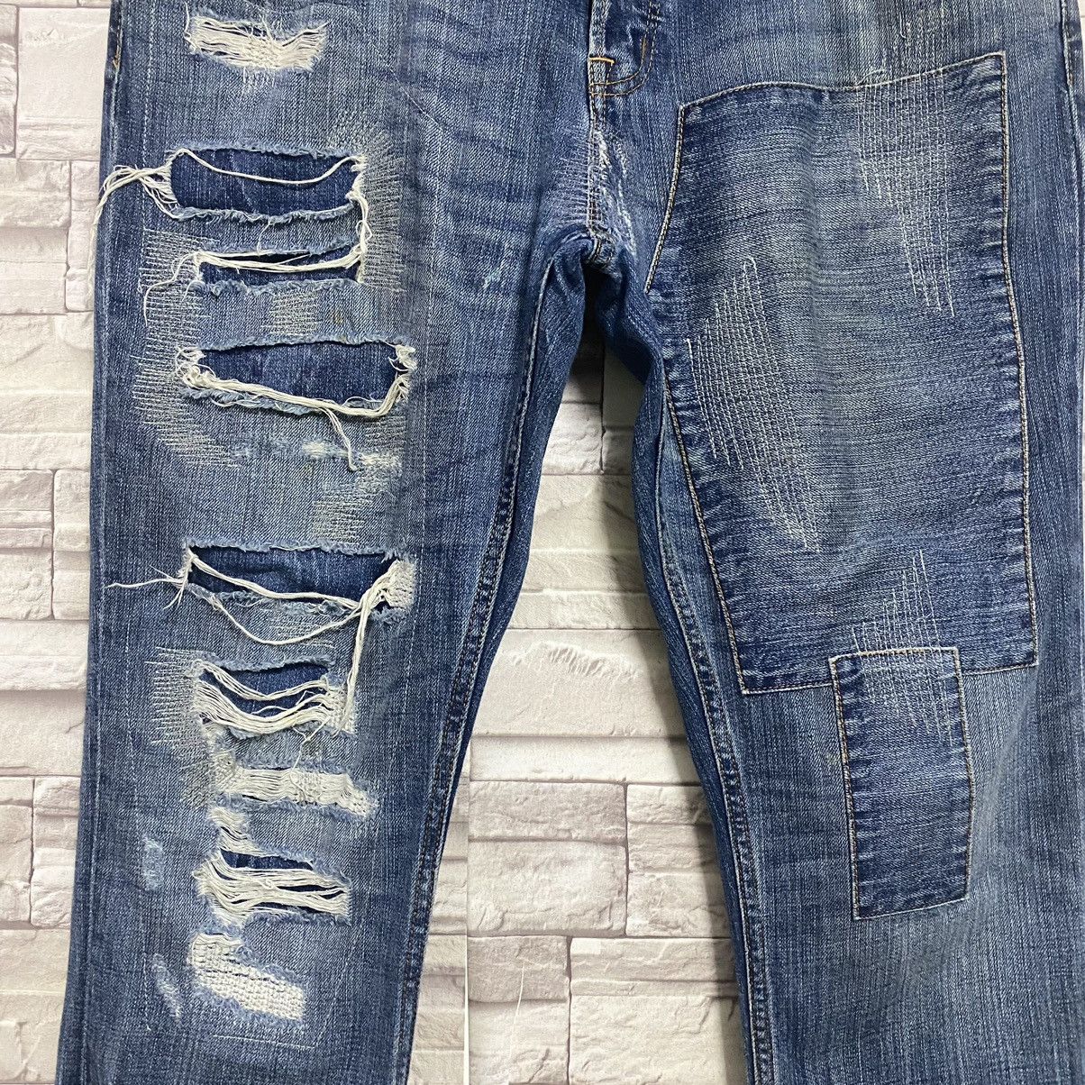Swagger SWAGGER Distressed Denim Patchwork Jeans Size US 34 / EU 50 - 5 Thumbnail
