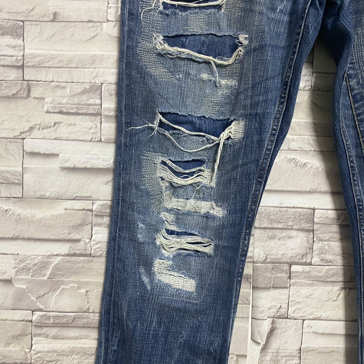 Swagger SWAGGER Distressed Denim Patchwork Jeans Size US 34 / EU 50 - 8 Thumbnail