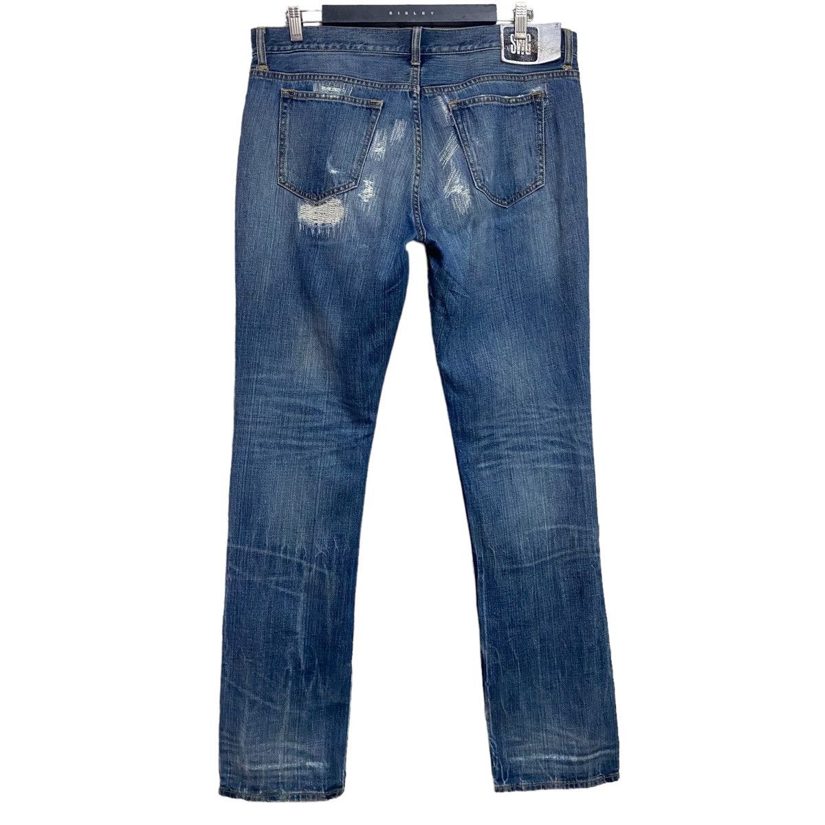 Swagger SWAGGER Distressed Denim Patchwork Jeans Size US 34 / EU 50 - 2 Thumbnail