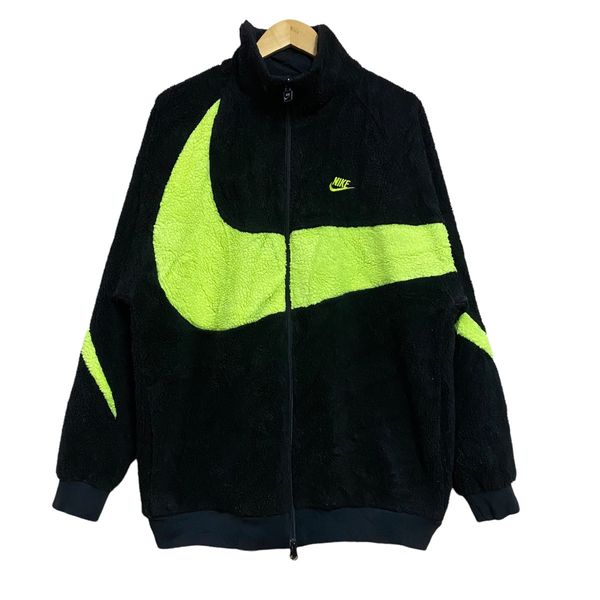 Nike Nike Big Swoosh BOA Fleece Jacket Reversible Oversized | Grailed