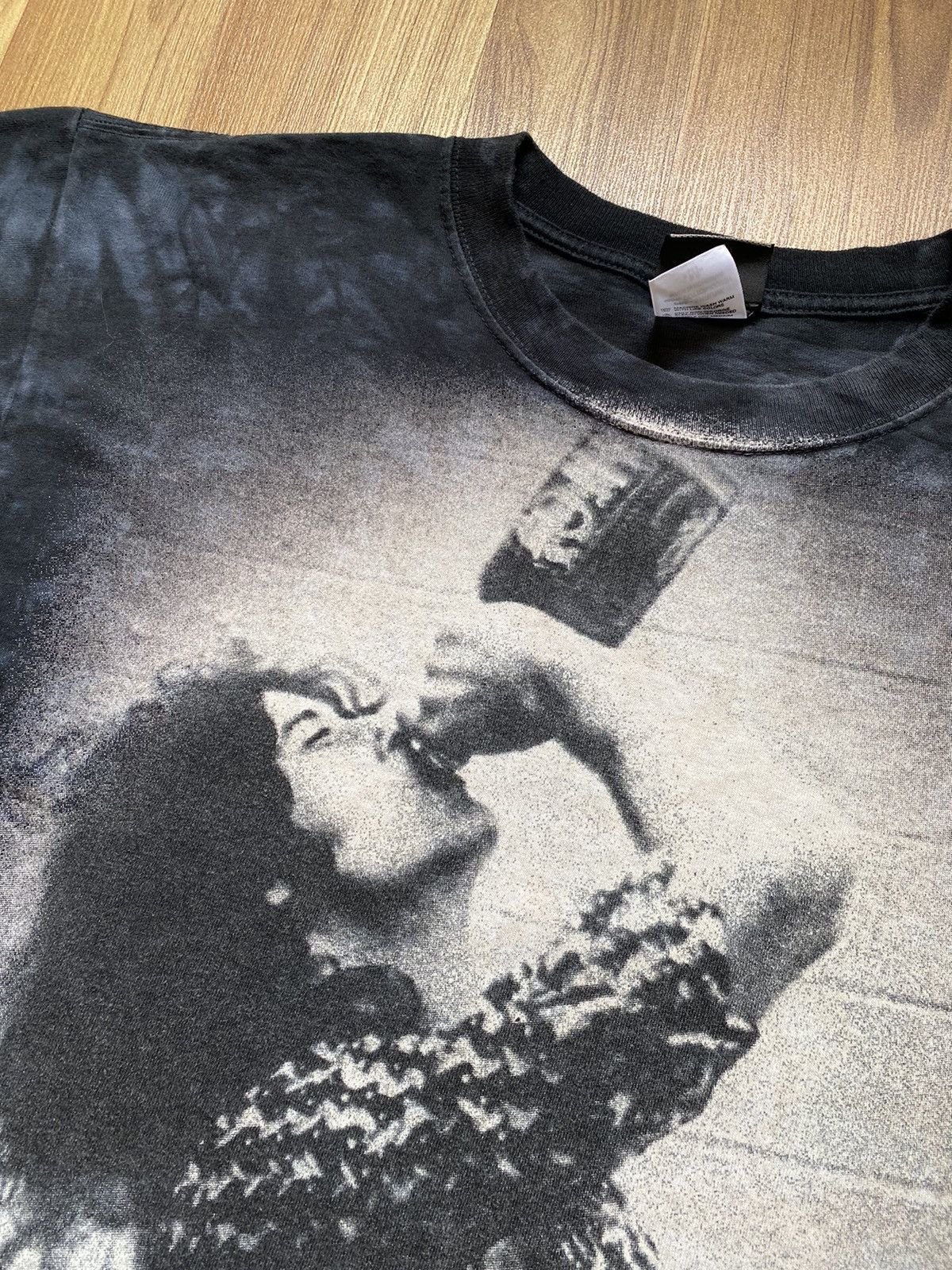 Band Tees Vintage Jimmy Page Liquid Blue T Shirt Led Zeppelin Floyd Size US L / EU 52-54 / 3 - 3 Thumbnail