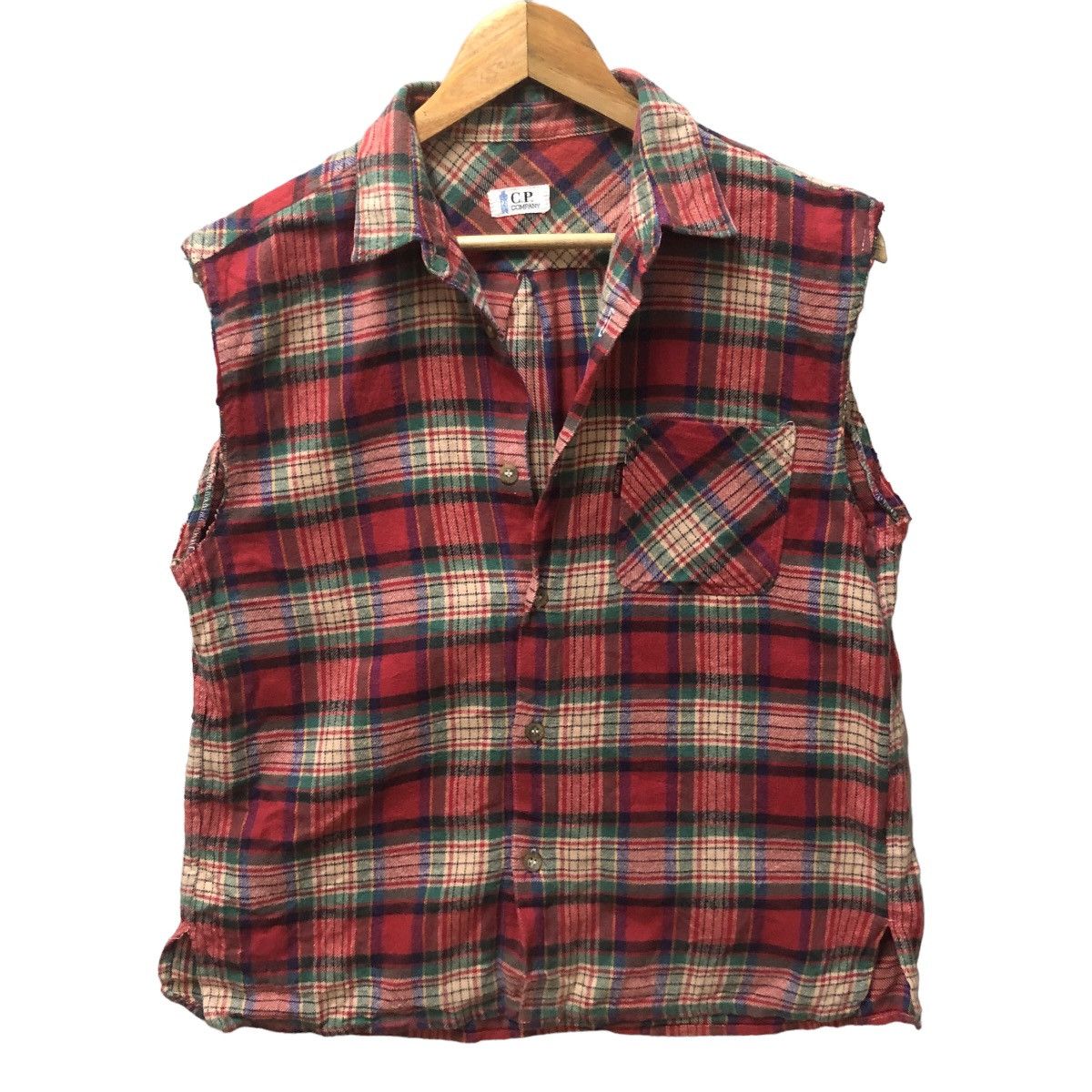 Vintage C.P COMPANY sleeveless shirt