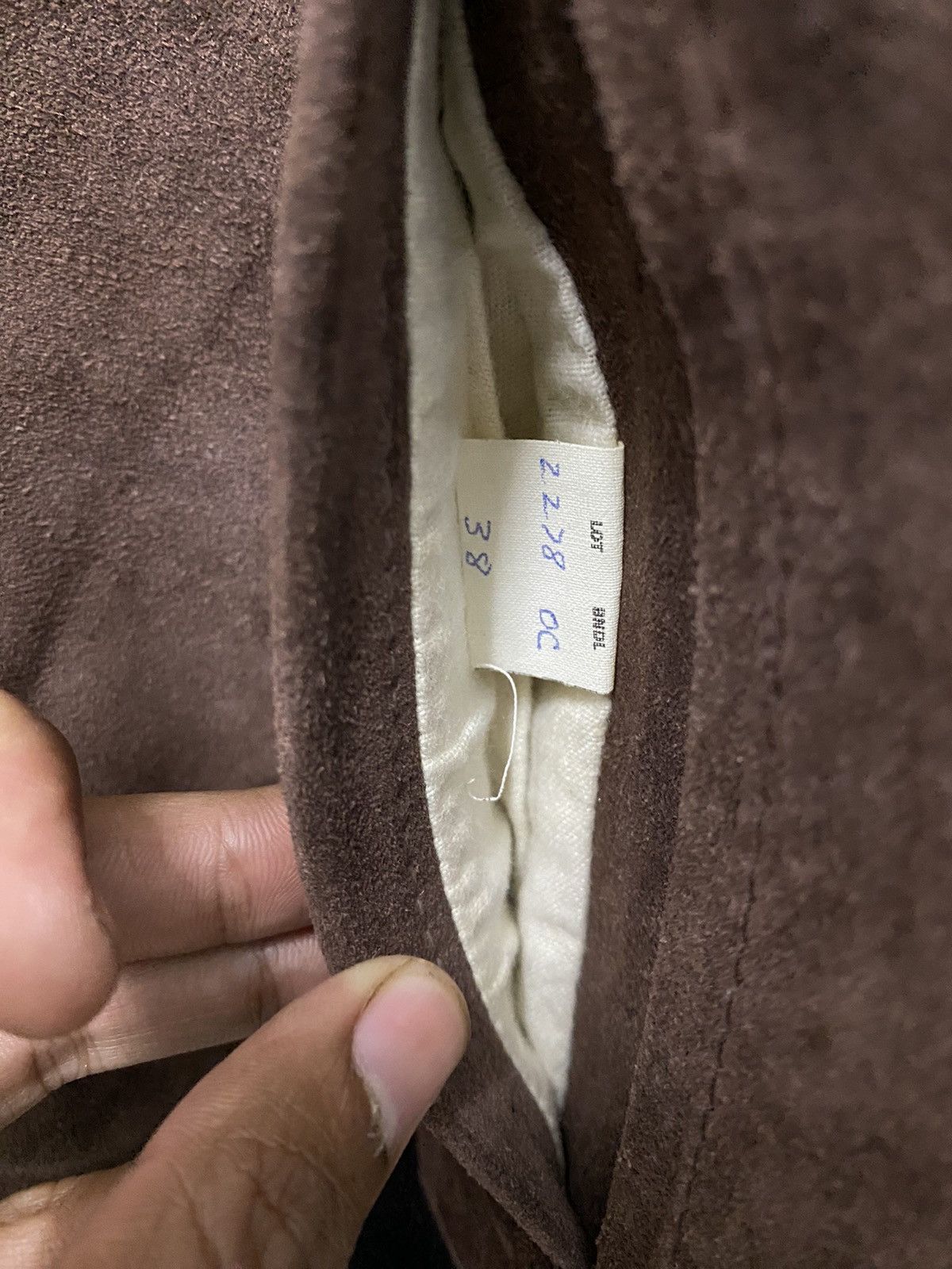 Vintage Schott NYC Brown Suede Leather Bomber Jacket