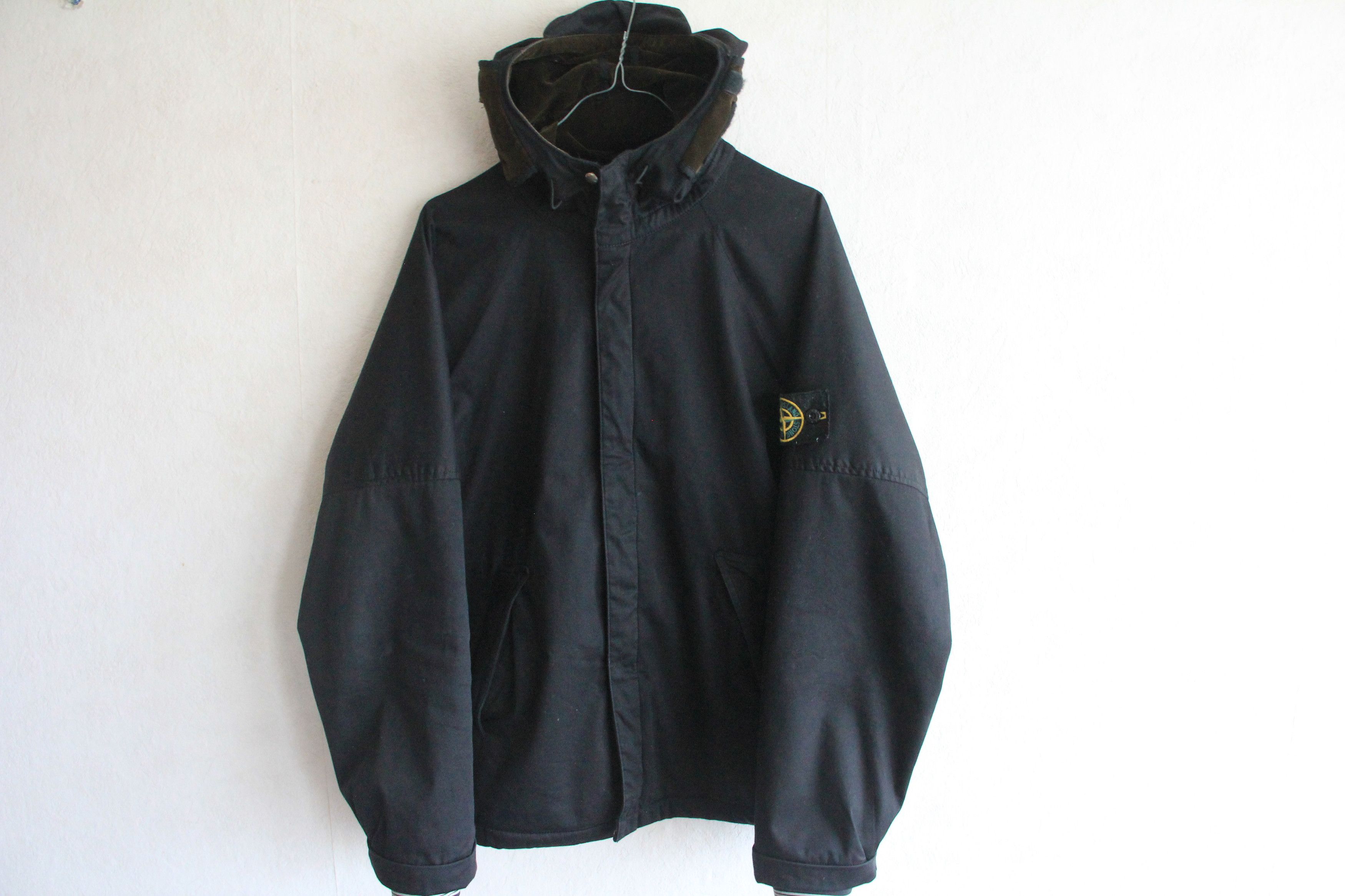 Stone Island Stone Island Raso Floccato Riot Mask Jacket | Grailed