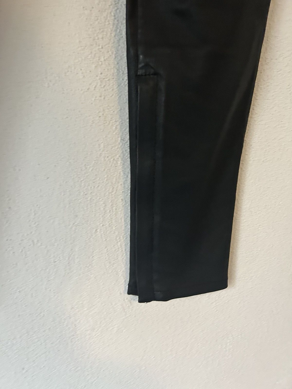 Givenchy Black Leather Pants Size US 31 - 10 Thumbnail