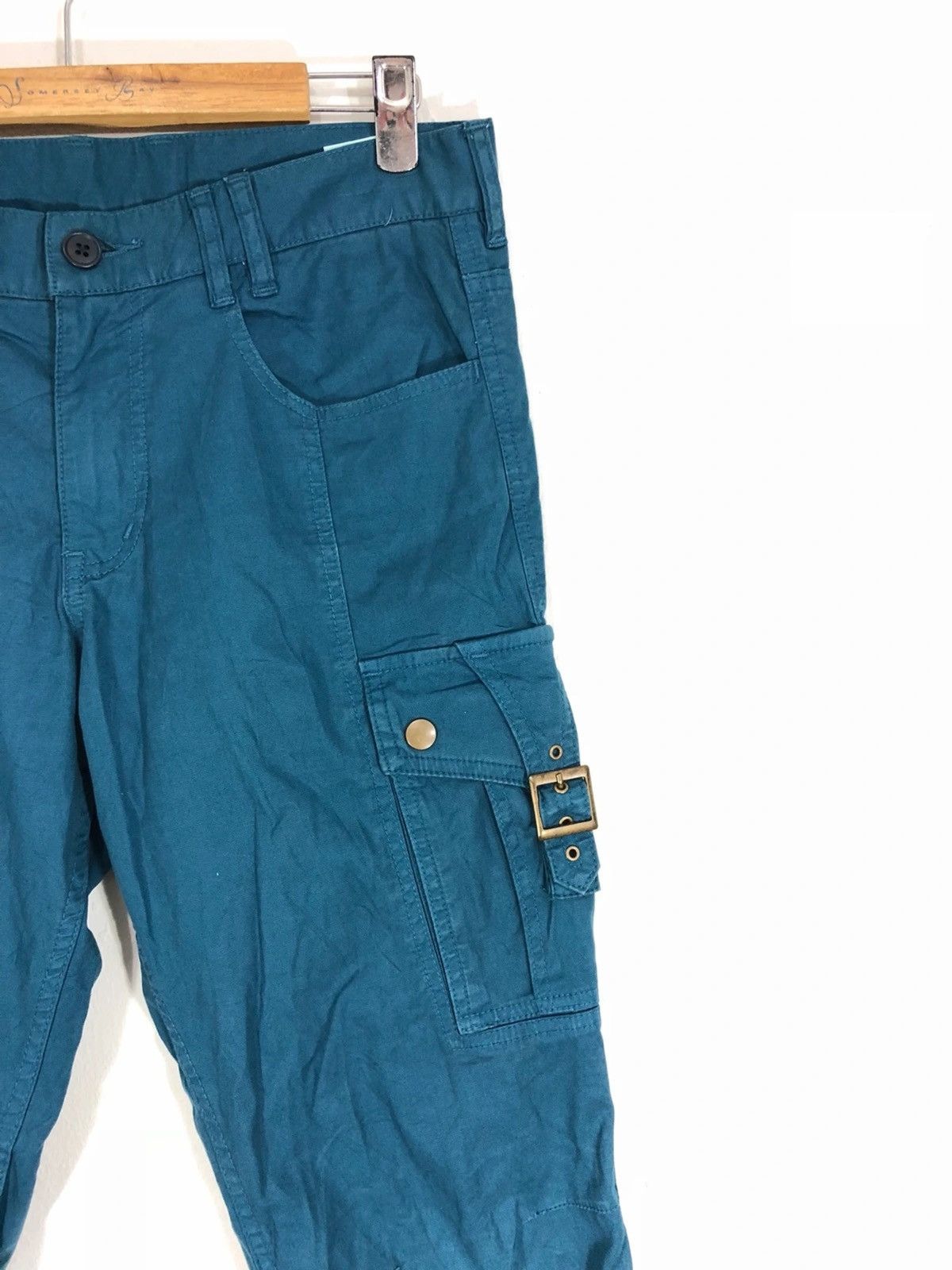 Japanese Brand Michel Klein Bondage Cargo Pants Size US 31 - 3 Thumbnail
