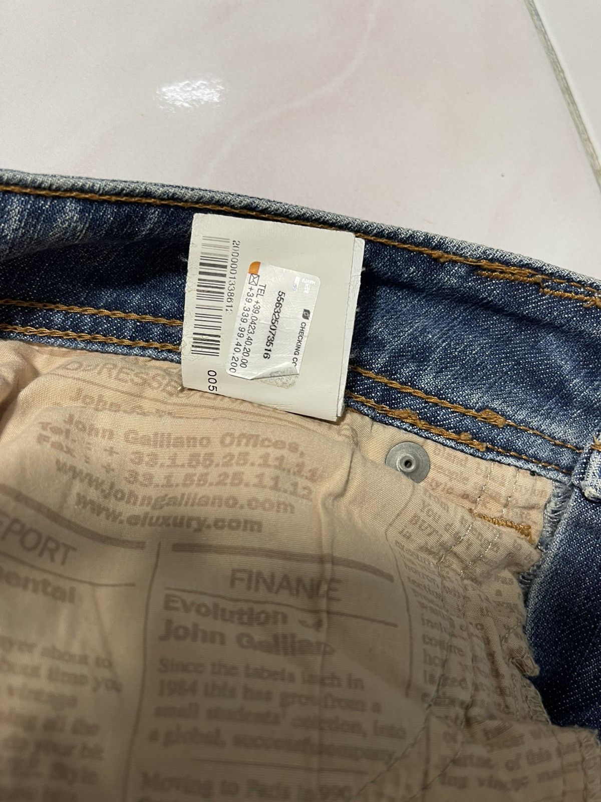Designer × John Galliano John Galliano Jeans Size US 29 - 8 Thumbnail