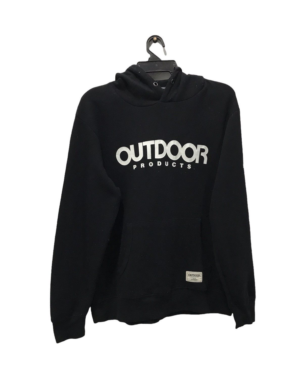 image of Designer Outdoor Products Big Logo Hoodie in Black, Men's (Size Large)