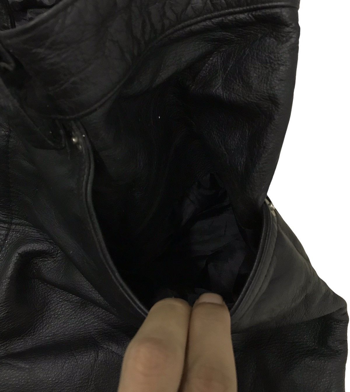 Japanese Brand × Vintage DESIGNER LEATHER PANTS Size US 38 / EU 54 - 7 Thumbnail