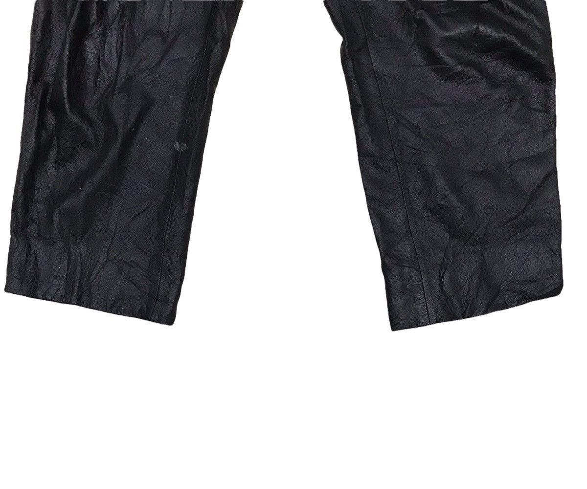 Japanese Brand × Vintage DESIGNER LEATHER PANTS Size US 38 / EU 54 - 10 Thumbnail