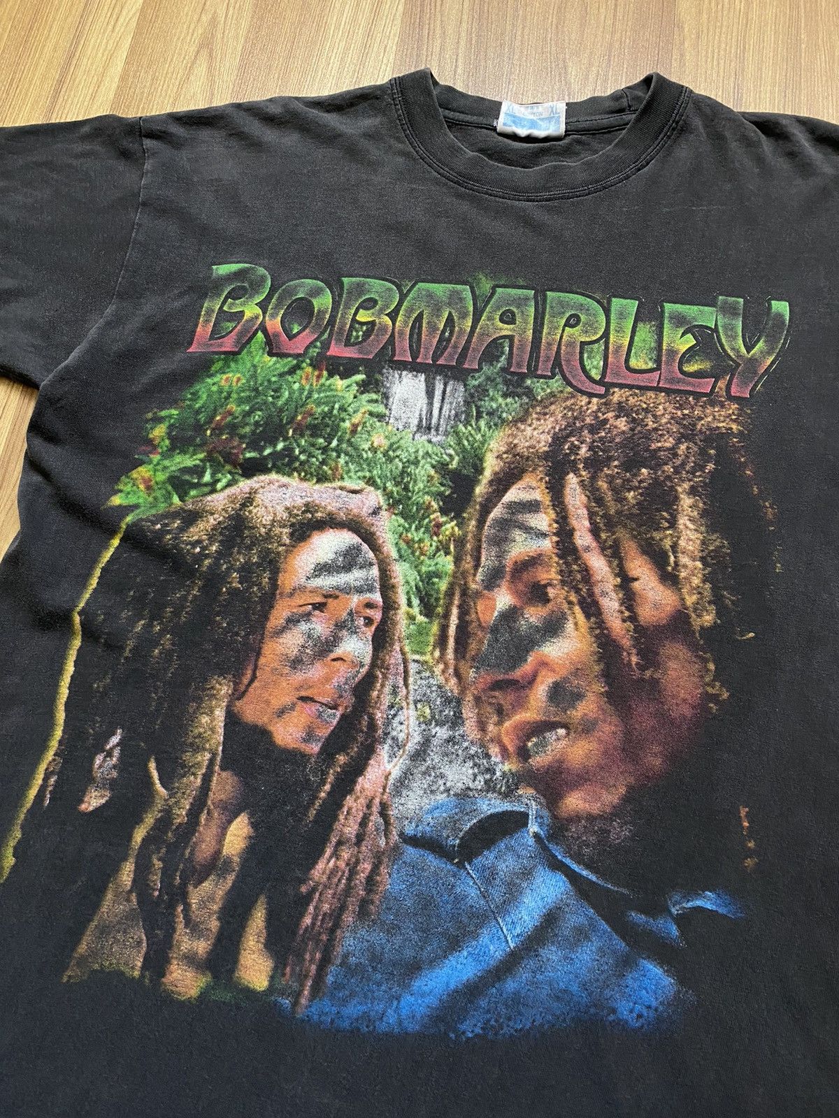 Bob Marley Vintage Bob Marley The Legend Rastaman T Shirt 2pac Eminem Size US L / EU 52-54 / 3 - 2 Thumbnail