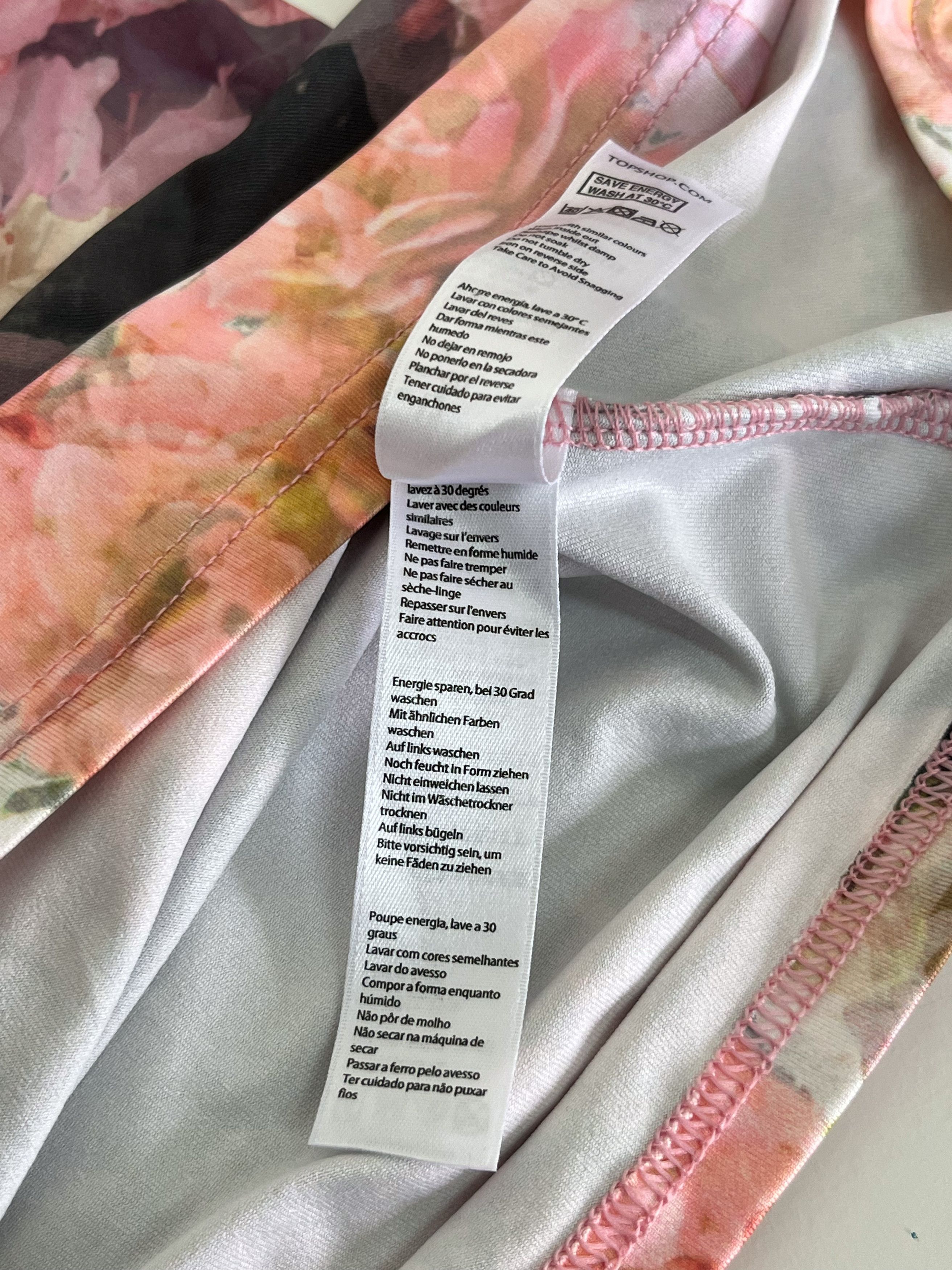 Topshop bodycon floral Dress
