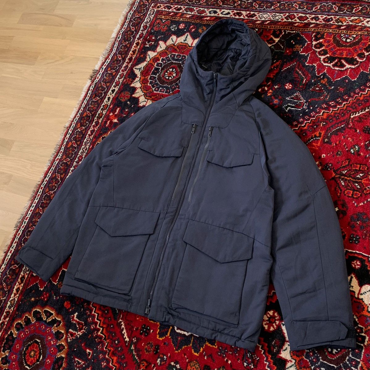 Uniqlo × White Mountaineering White Mountaineering Hybrid Down Coat Size US M / EU 48-50 / 2 - 3 Thumbnail