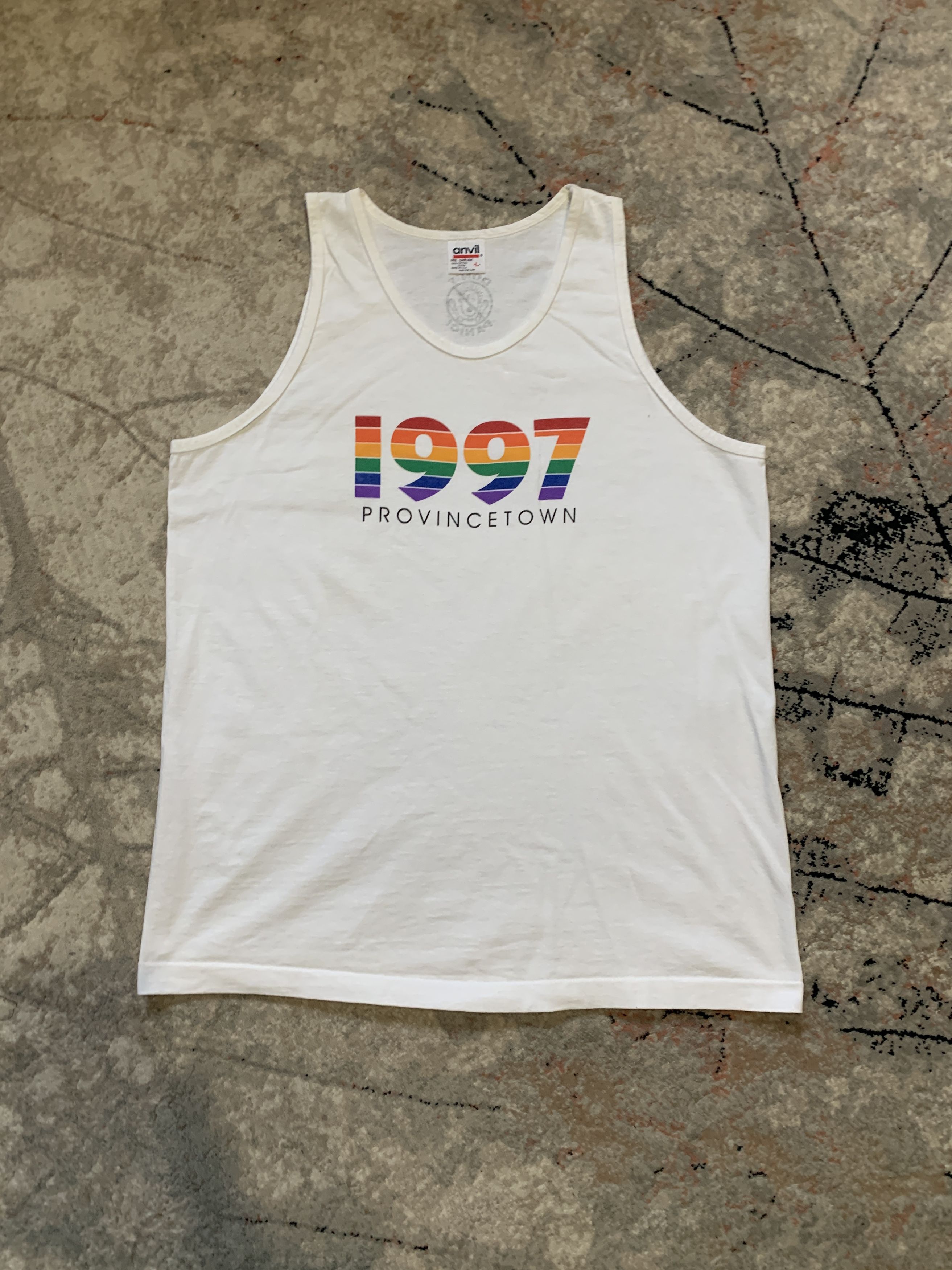 Anvil × Vintage Anvil Provincetown 1997 Vintage Tank Top Size US L / EU 52-54 / 3 - 2 Thumbnail