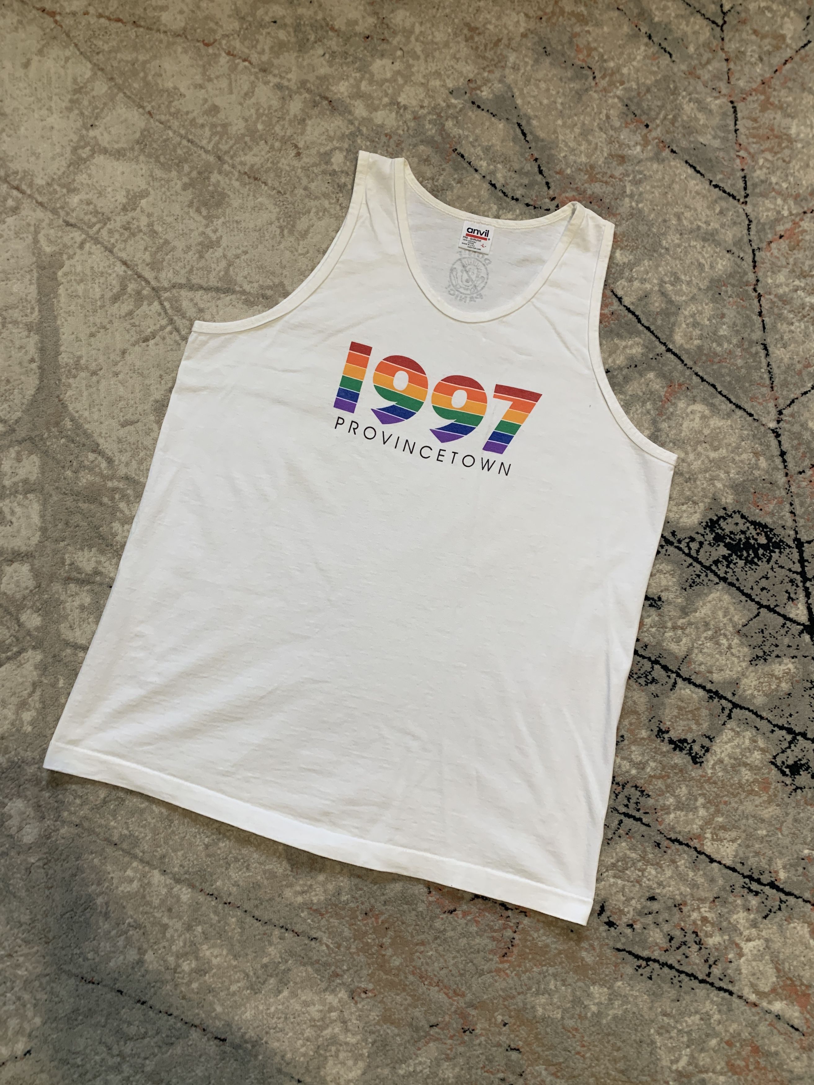 Anvil × Vintage Anvil Provincetown 1997 Vintage Tank Top Size US L / EU 52-54 / 3 - 1 Thumbnail