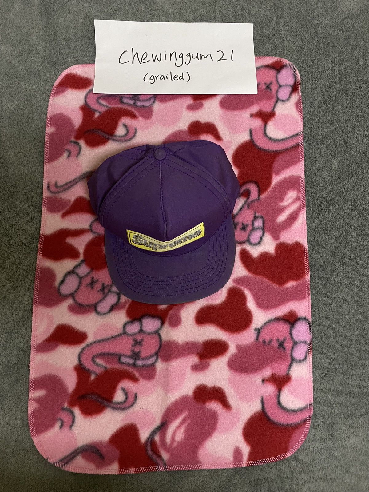Supreme Bling Box Logo Cap