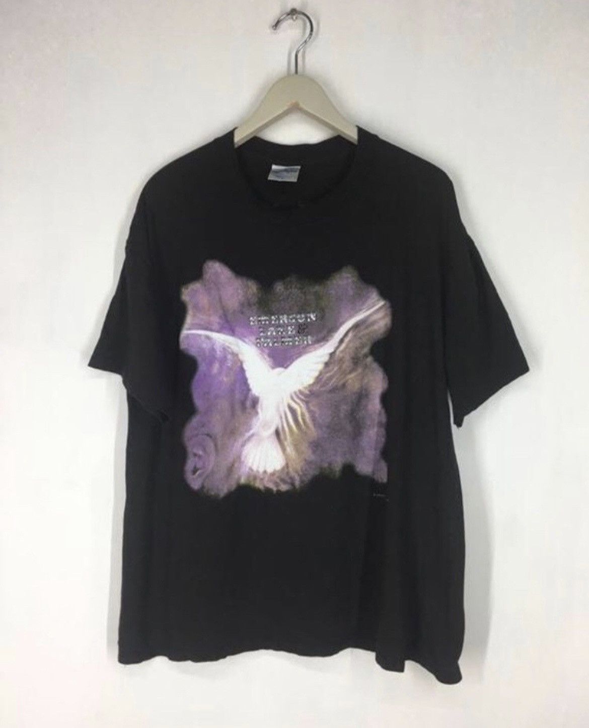 Band Tees Vintage 90s Emerson Lake & Palmer ELP English band t shirt Size US XL / EU 56 / 4 - 1 Thumbnail